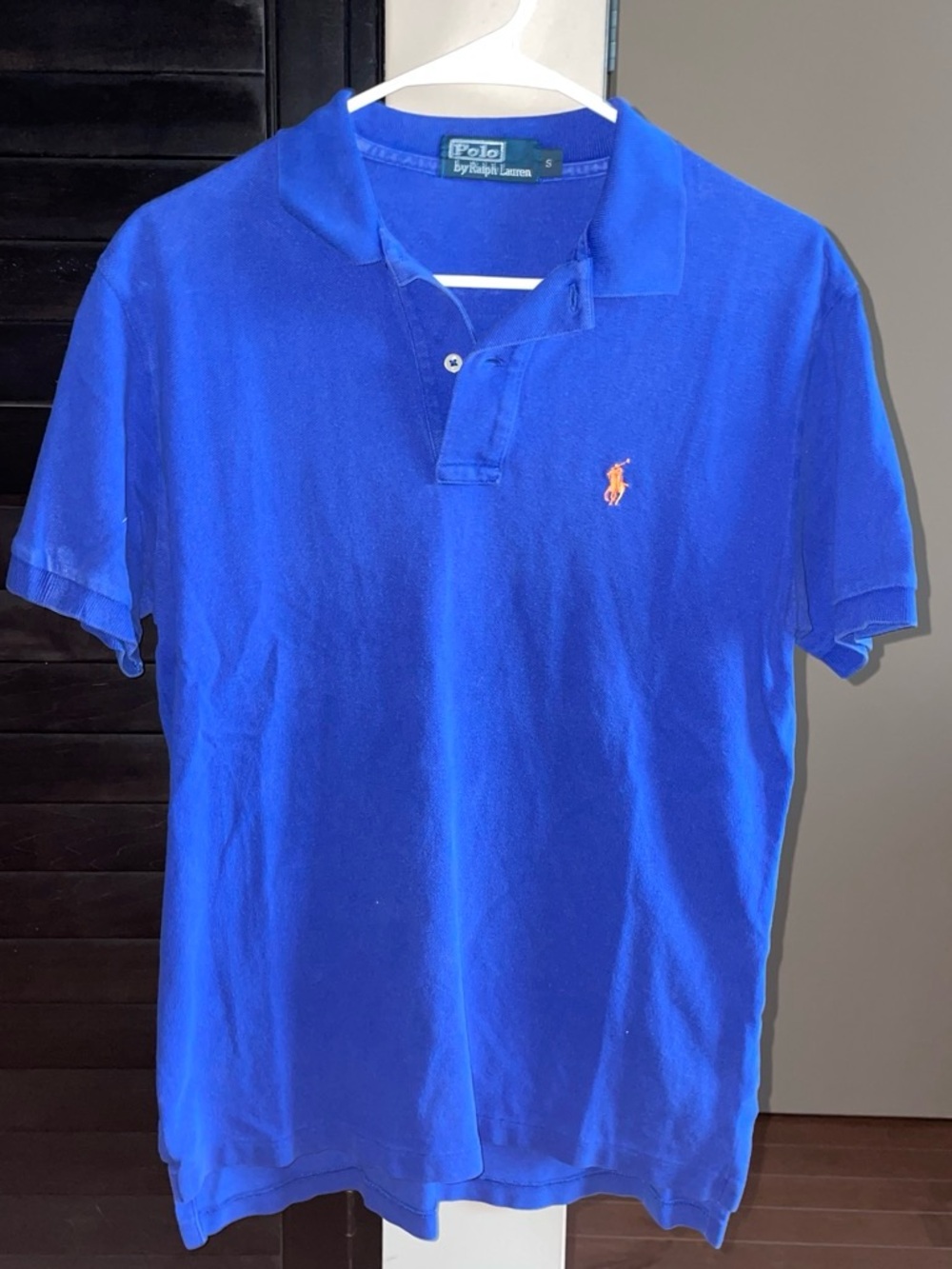 Polo by Ralph Lauren Royal Blue Polo with Orange Pony